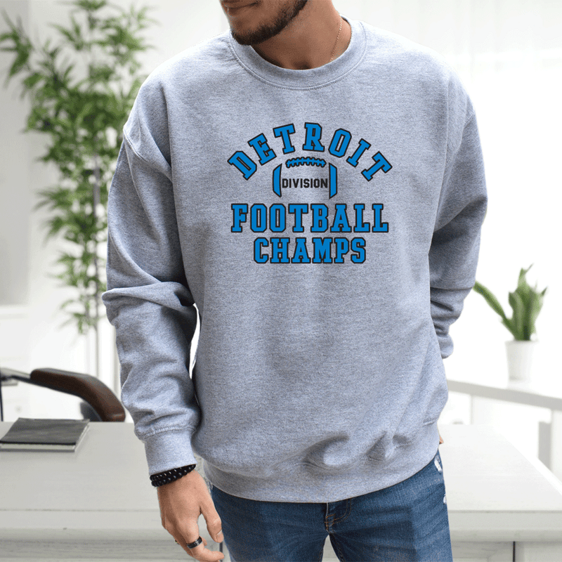 "Detroit Champs"Men's Classic Crew Sweatshirt