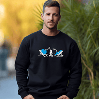 "Michigan Campfire"Men's Classic Crew Sweatshirt