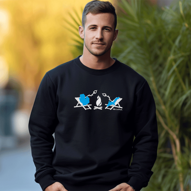 "Michigan Campfire"Men's Classic Crew Sweatshirt