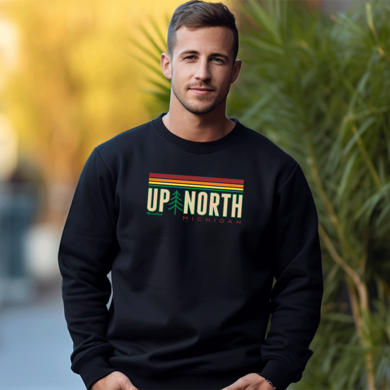 SALE "Michigan Up North"Men's Classic Crew Sweatshirt