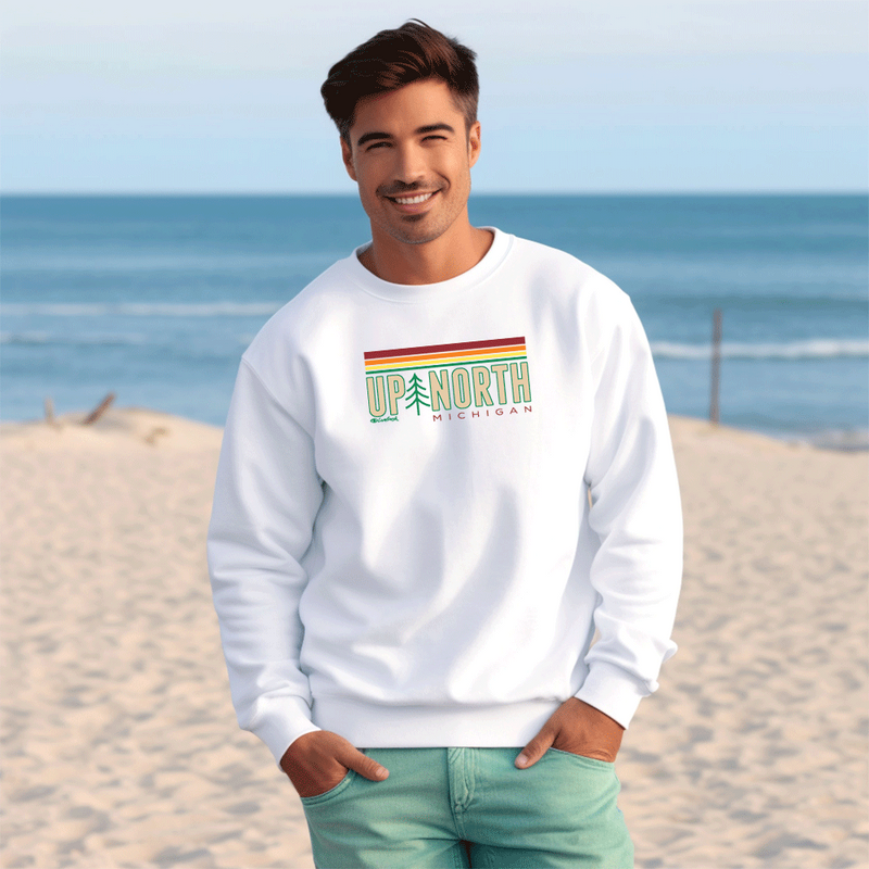 SALE "Michigan Up North"Men's Classic Crew Sweatshirt