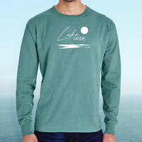 "Lake Mode"Men's Stonewashed Long Sleeve T-Shirt