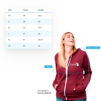 "Love Detroit"Basic Full Zip Unisex Hoodie