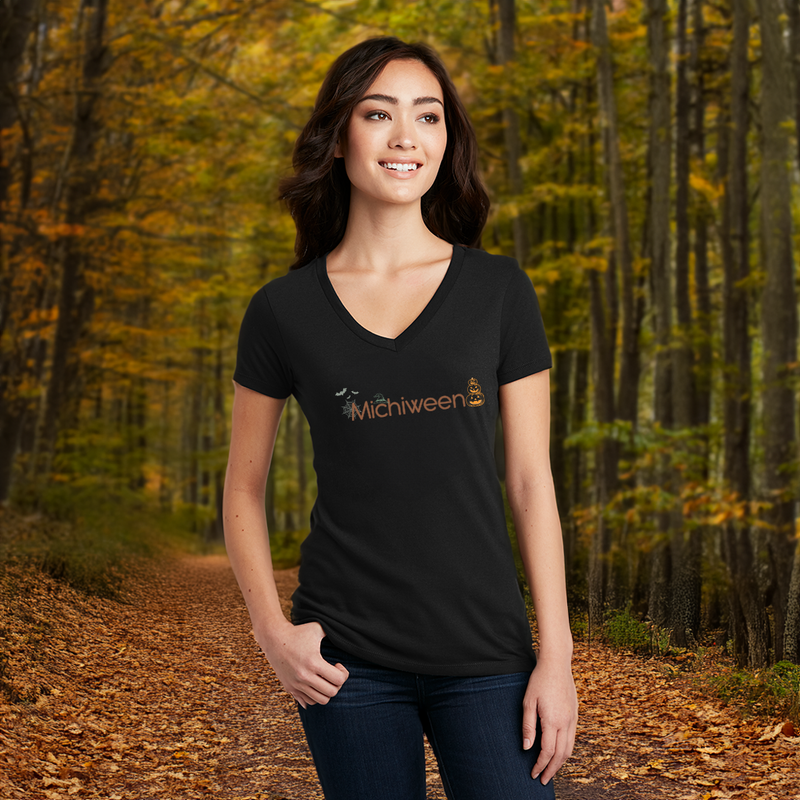 "Michiween"Women's V-Neck