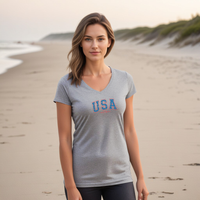 "USA 1776"Women's V-Neck