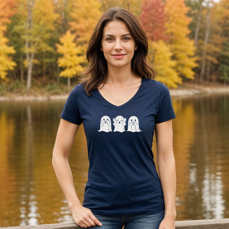 "Peek A Boo"Women's V-Neck