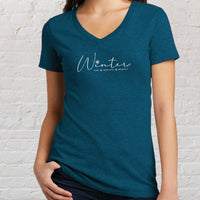 "Winter Majestic"Women's V-Neck