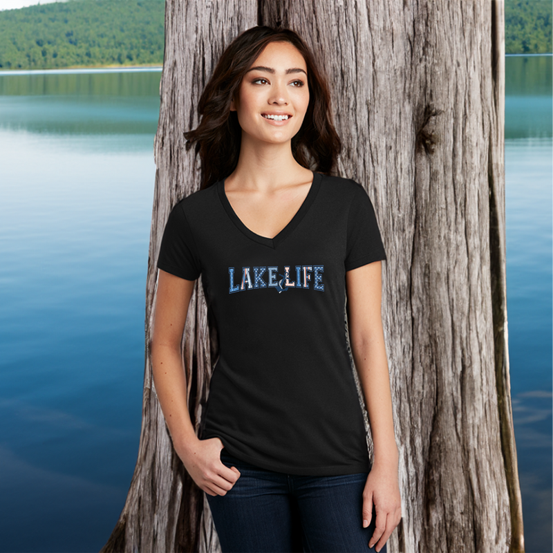 "American Lake Life"Women's V-Neck