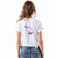 "Michigan Sunset"Women's V-Neck