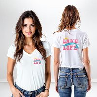 "Summer Lake Life"Women's V-Neck