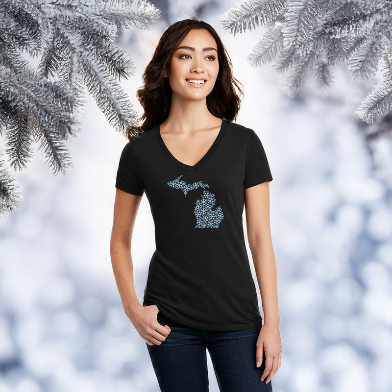 "Snow Place Like Home"Women's V-Neck