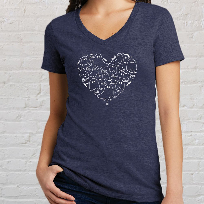 "I Love Boo"Women's V-Neck