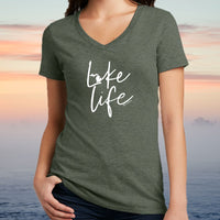 "Life On The Lake"Women's V-Neck