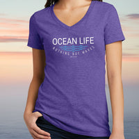 "Ocean Life"Women's V-Neck