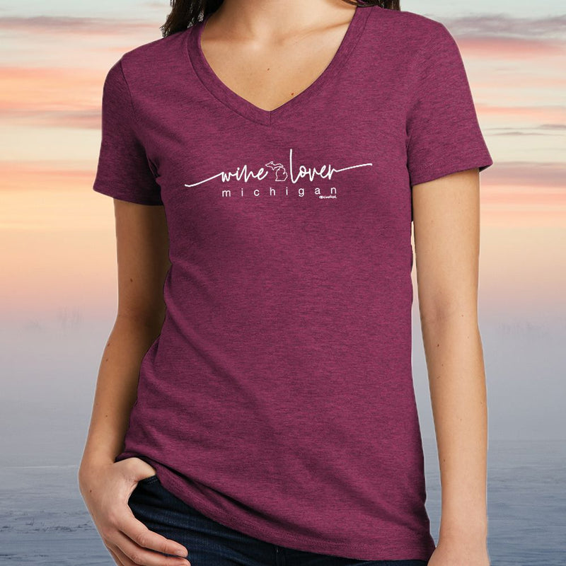"Wine Lover"Women's V-Neck