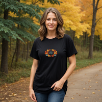 "Autumn Greetings"Relaxed Fit Crew Unisex T-Shirt