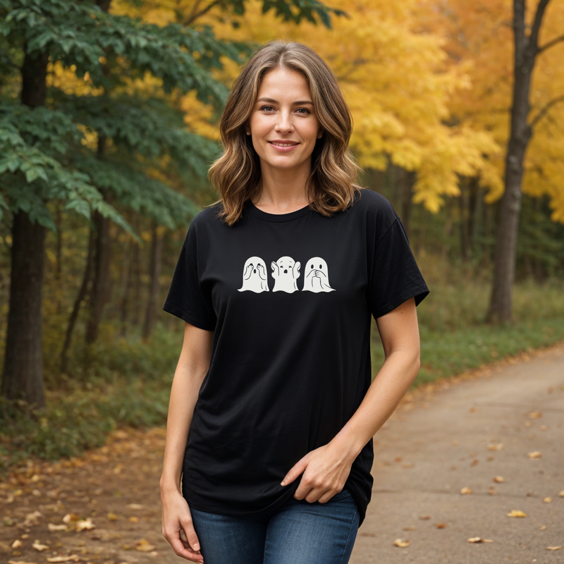 "Peek A Boo"Relaxed Fit Crew Unisex T-Shirt