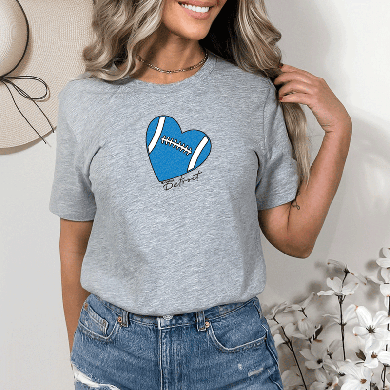 "Love Detroit"Relaxed Fit Crew Unisex T-Shirt