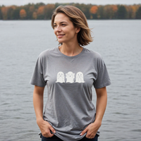 "Peek A Boo"Relaxed Fit Crew Unisex T-Shirt