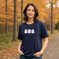 "Peek A Boo"Relaxed Fit Crew Unisex T-Shirt