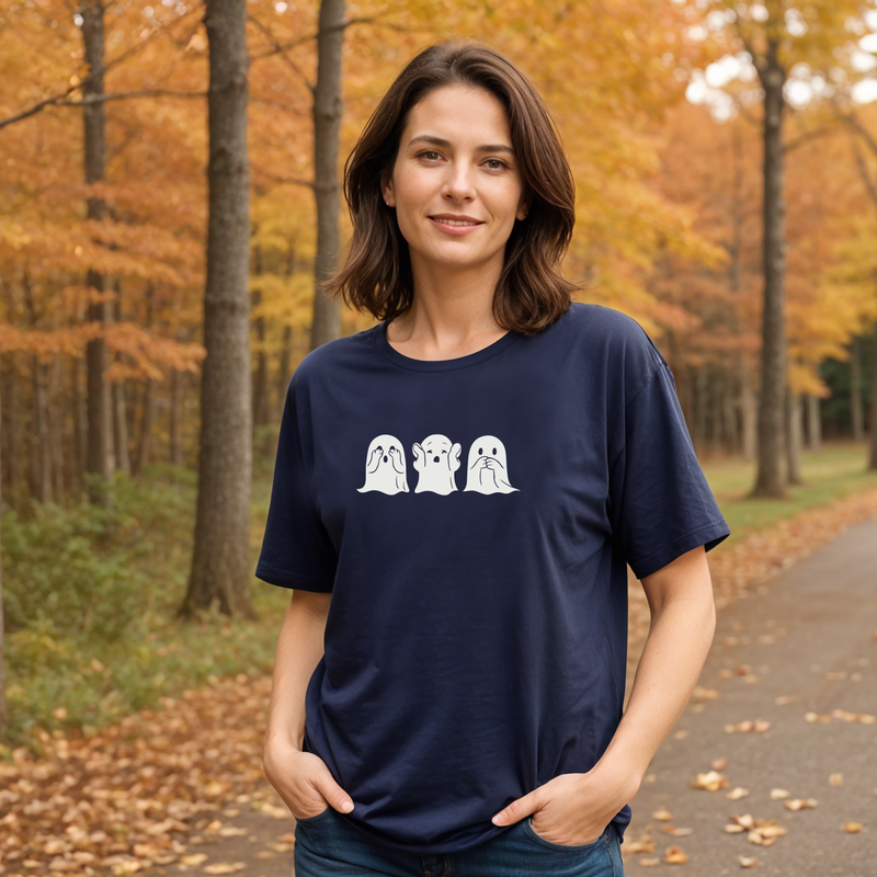 "Peek A Boo"Relaxed Fit Crew Unisex T-Shirt