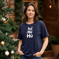 "Ho Ho Ho"Relaxed Fit Crew Unisex T-Shirt