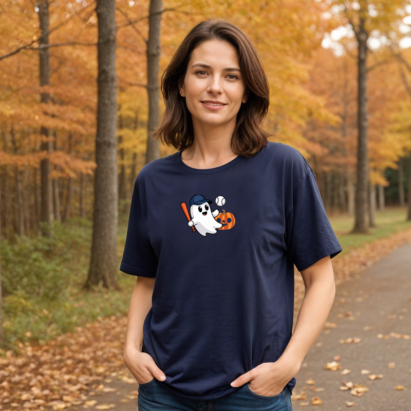 "Boo Ball"Relaxed Fit Crew Unisex T-Shirt