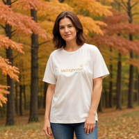 "Fall Michigander"Relaxed Fit Crew Unisex T-Shirt