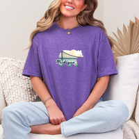 "Bear Bridge"Relaxed Fit Crew Unisex T-Shirt