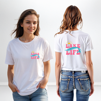 "Summer Lake Life"Relaxed Fit Crew Unisex T-Shirt