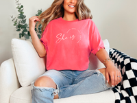 "She Is....."Relaxed Fit Crew T-Shirt