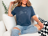 "She Is....."Relaxed Fit Crew Unisex T-Shirt