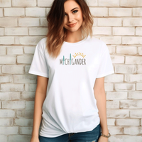 "Michigander"Relaxed Fit Crew Unisex T-Shirt