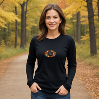 "Autumn Greetings"Relaxed Fit Long Sleeve Unisex T-Shirt