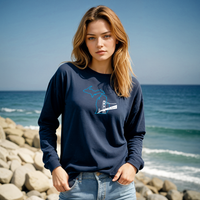 "NEW Michiganian Bridge"Relaxed Fit Long Sleeve Unisex T-Shirt