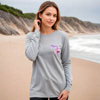 "Michigan Beacon"Relaxed Fit Long Sleeve Unisex T-Shirt
