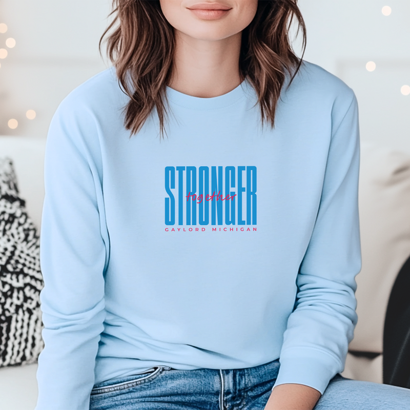 "Gaylord Stronger Together"Relaxed Fit Long Sleeve Unisex T-Shirt
