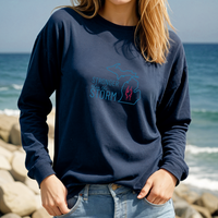 "Stronger Than The Storm"Relaxed Fit Long Sleeve Unisex T-Shirt
