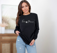 "Fur Mama"Relaxed Fit Long Sleeve T-Shirt