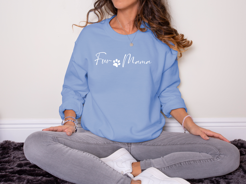 "Fur Mama"Relaxed Fit Long Sleeve Unisex T-Shirt