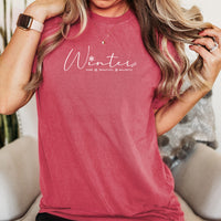 "Winter Majestic"Relaxed Fit Stonewashed T-Shirt