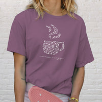 "Warm &Cozy"Relaxed Fit Stonewashed T-Shirt