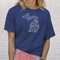 "Fall Wonder"Relaxed Fit Stonewashed T-Shirt