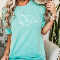 "Wave Of Love"Relaxed Fit Stonewashed Unisex T-Shirt