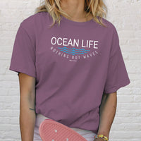 "Ocean Life"Relaxed Fit Stonewashed T-Shirt