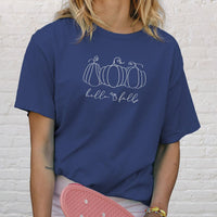 "Hello Pumpkin Relaxed Fit Stonewashed T-Shirt