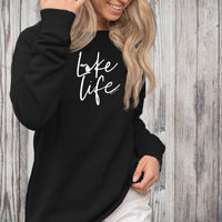 "Life On The Lake"Women's Ultra Soft Wave Wash Crew Sweatshirt