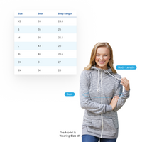 "Livn Simply"Women's Marbled Full Zip Hoodie