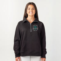 "Michigan Kind Of Life"Ladies Boxy 1/2 Zip Fleece