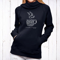 "Warm &Cozy"Women's Fleece Funnel Neck Pullover Hoodie
